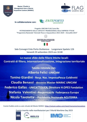 ACLI TERRA: IL PRESIDENTE NAZIONALE A GIULIANOVA (TE) ALLA TAVOLA ROTONDA SULLE FILIERE ITTICHE