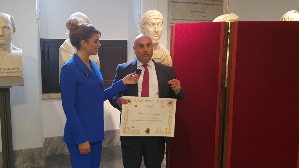 NICOLA TAVOLETTA - PRESIDENTE DI ACLI TERRA E CAA ACLI - PREMIATO COME AMBASCIATORE DEL MADE IN ITALY